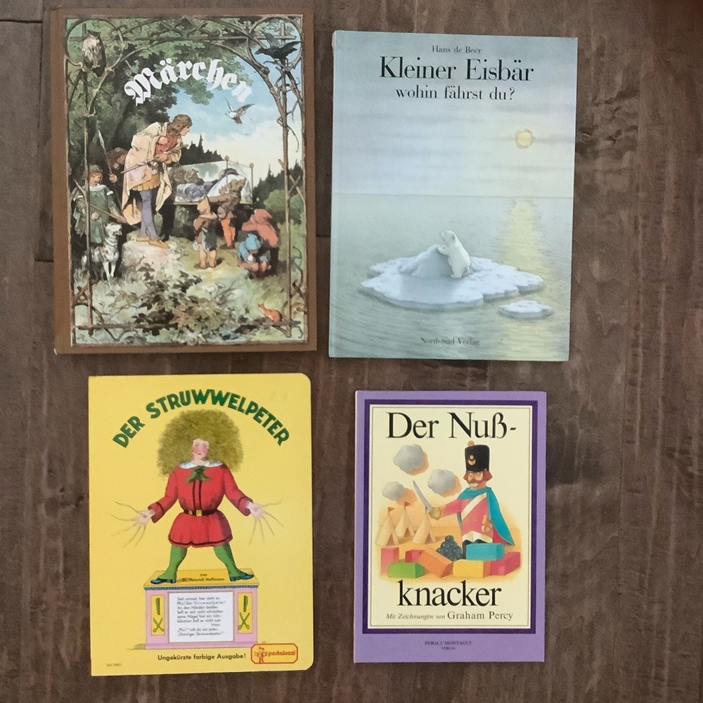 German Children's Books, Set of Four